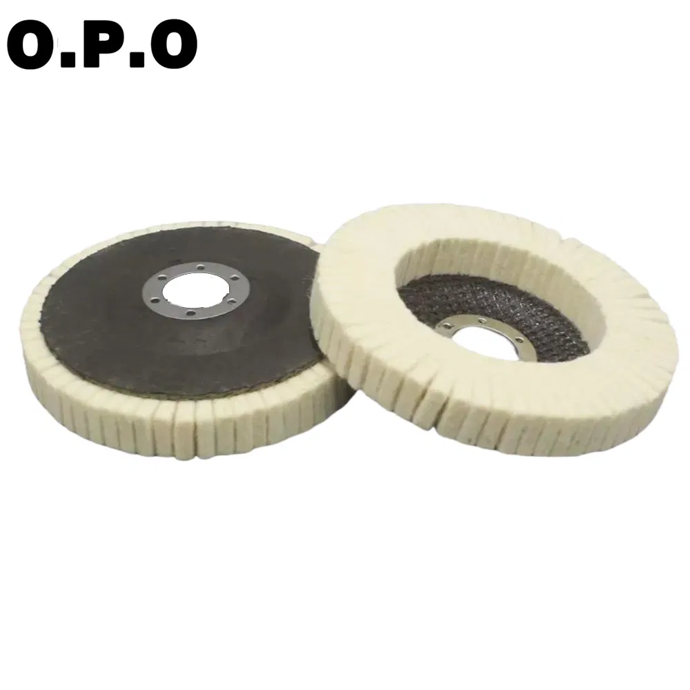 Models 115mm Wool Wheel Felt Wheel Buffing Wheel for Marble Fine Polishing Shinning