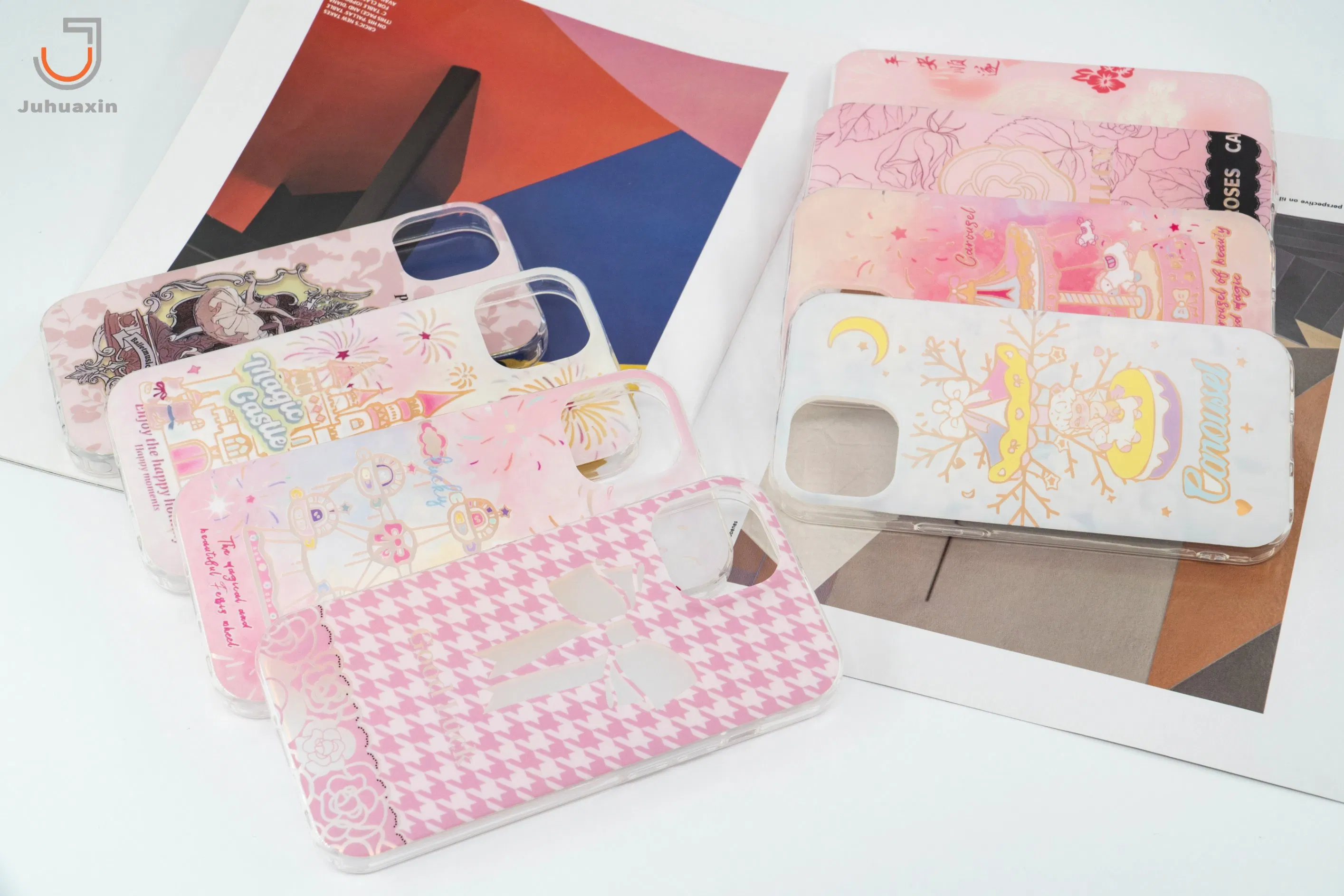 New Cute Phone Case Colorful Fantasy Phone Protective Cover Funda De cellular Antifall Silicone Mobile Phone Case for iPhone 12 13 14 Samsung Oppo Zte