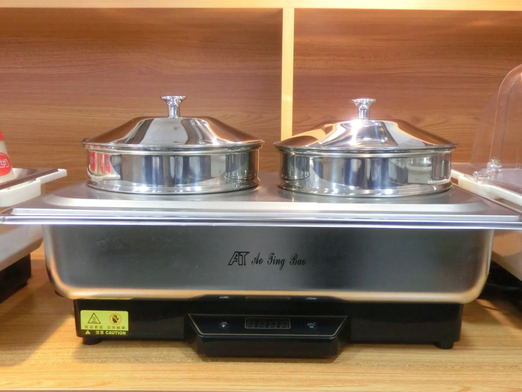 Commercial Stores Hotel Restaurant Kitchen Food Dish Warmer Steamer Buffet Stove Chafing Dish