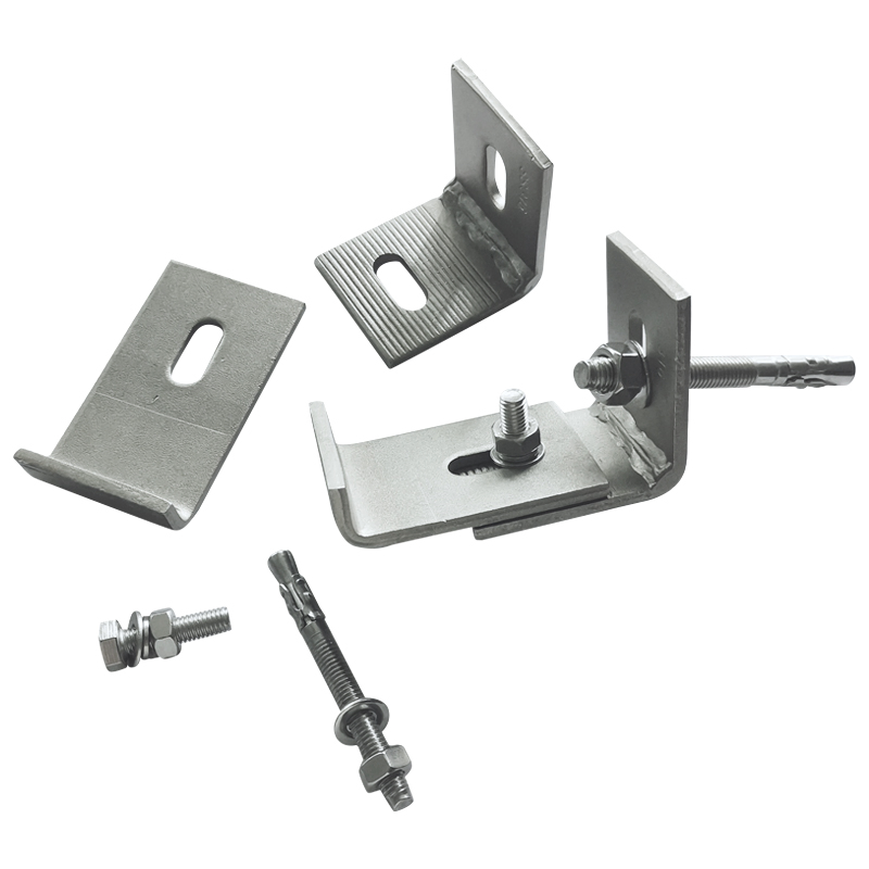 Stainless Steel Marble Clamp Wall Cladding Mounting Bracket Stone Facade Fixing System