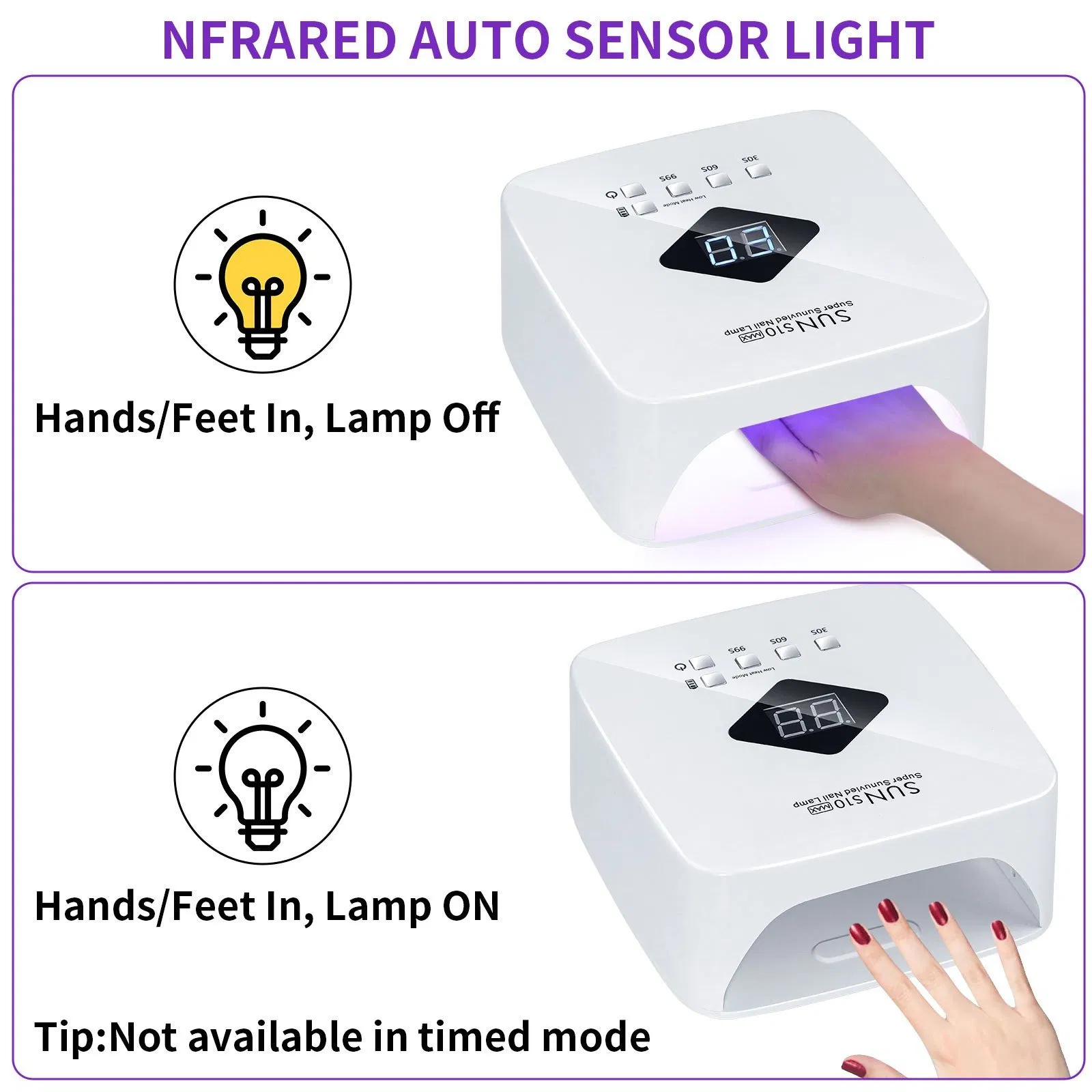 Newest S10 Wireless Electricity Storage Nail Lamptherapy Machine with Automatically Senses High-Power Quick-Drying Nail Dryer. I How Are You Doing