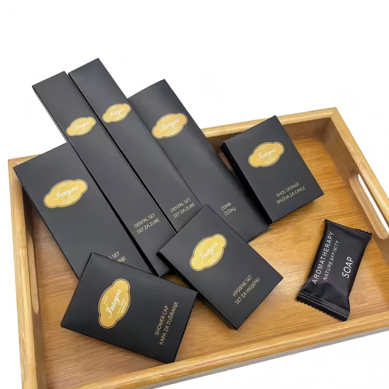 High Grade Hotel Disposable Amenity Set 5 Star Hotel with Logo