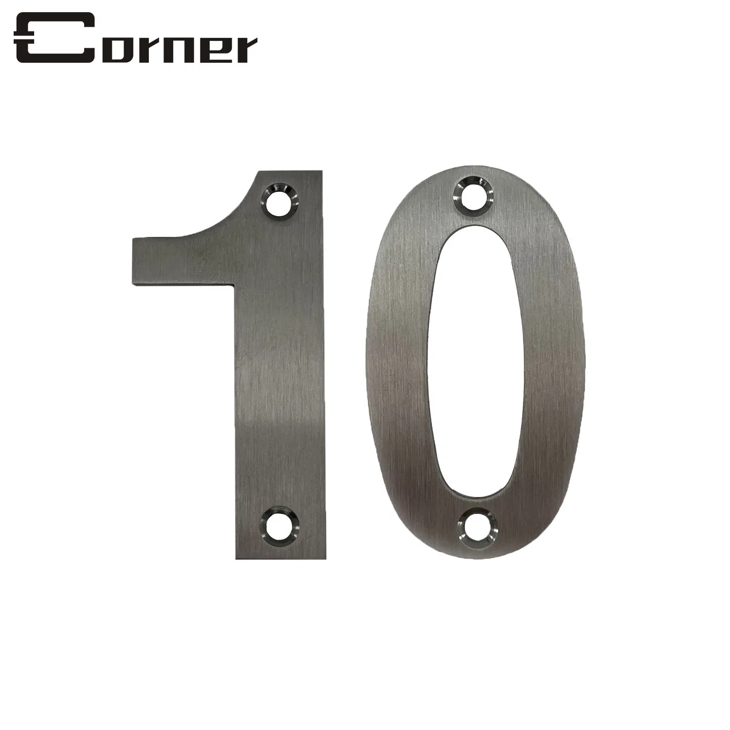 Outdoor Indoor Stainless Steel House Number Address Sign for Home Office Hotel