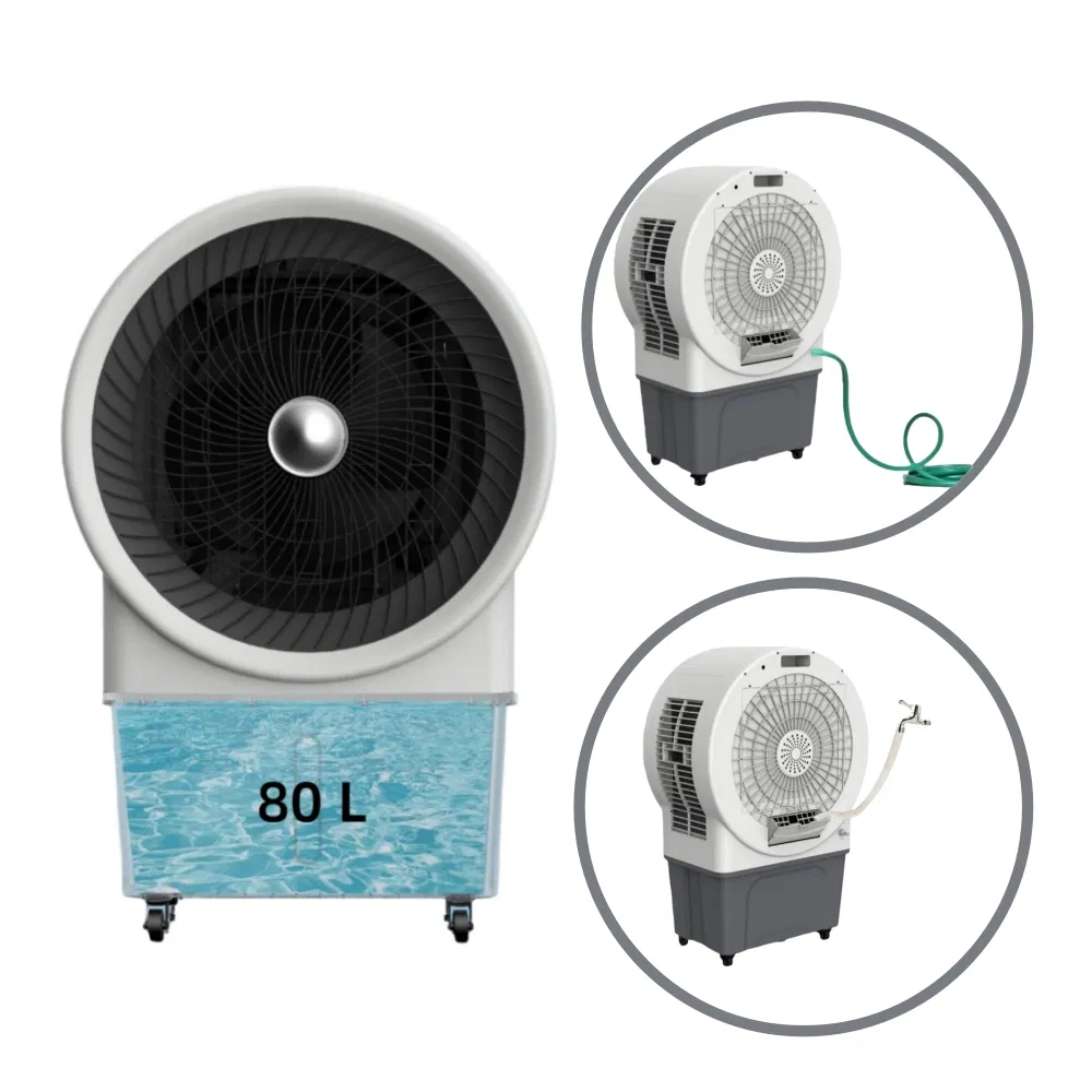 Evaporative Air Cooler 8000CMH for Factory Floor Ventilation