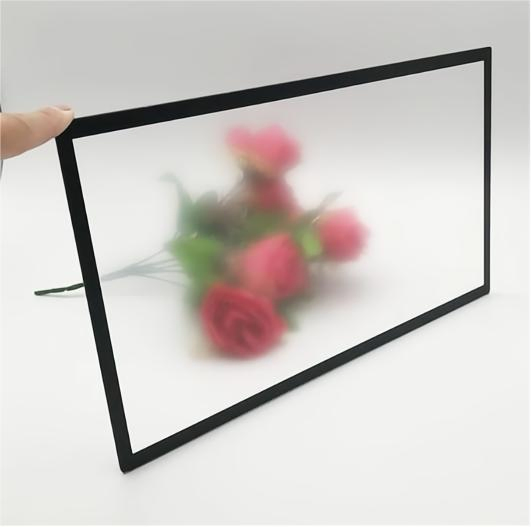 Custom Black Color Silkscreen Printed Anti-Glare AG Glass Panel for Display of Farm Machines