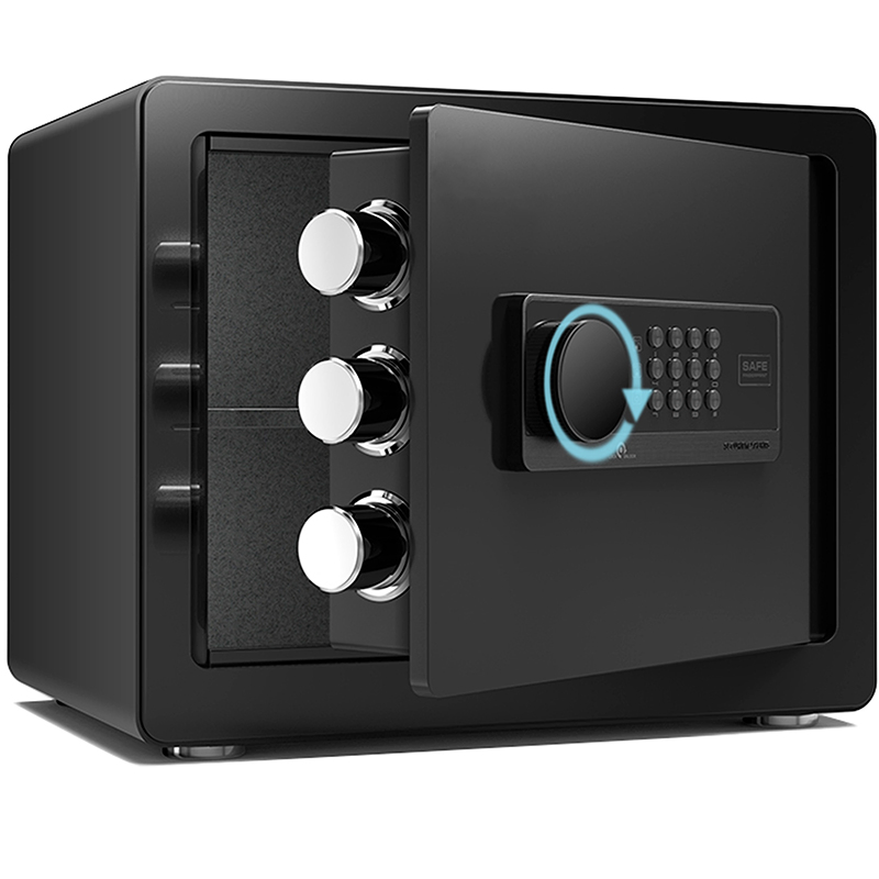 Drop Safe Key and Electronic Security Safe Box Digital Deposit 26L Safe Lock Password Key Lock Box for Jewelry Cash Storage