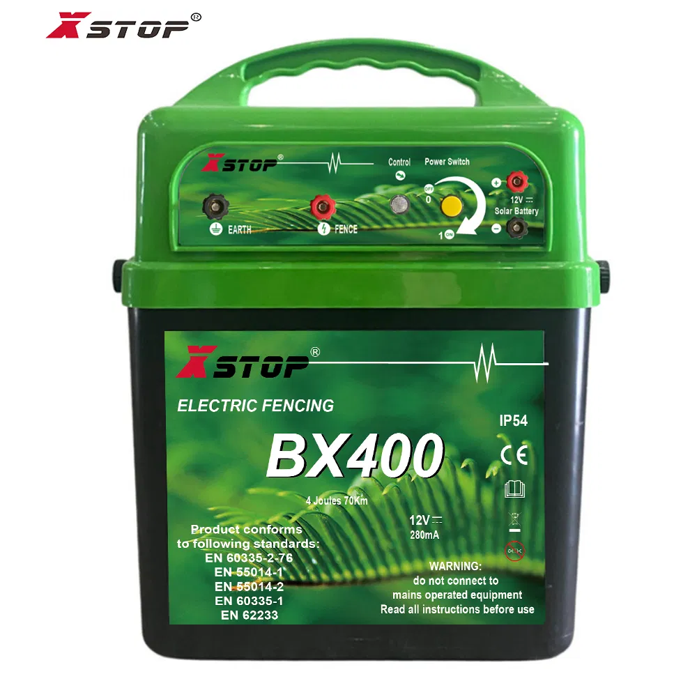 Xstop 4 Joules Electric Fence Fencing Boxed Energizer Bx400