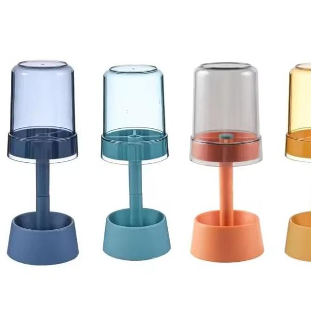 Toothbrush Holder with Cover for Household Use, ABS Plastic Toothbrush Holder
