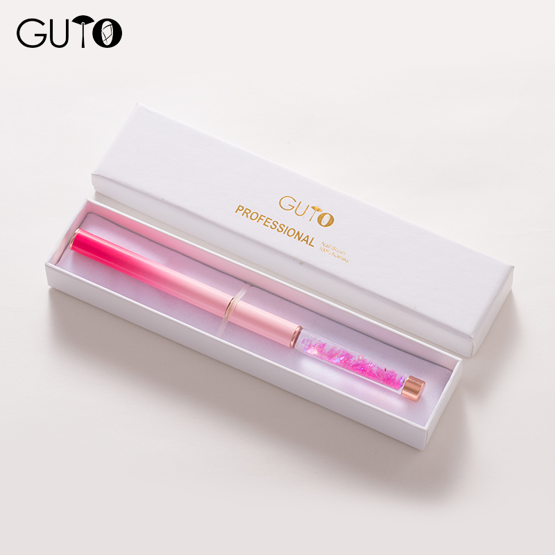 Guyo Pink Color 100% Kolinsky Acrylic Brush