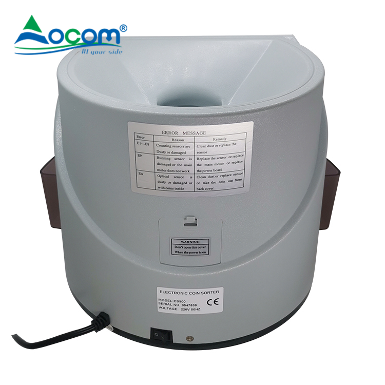 High Accuracy Coin Counter Sorter Coin Counting Machines