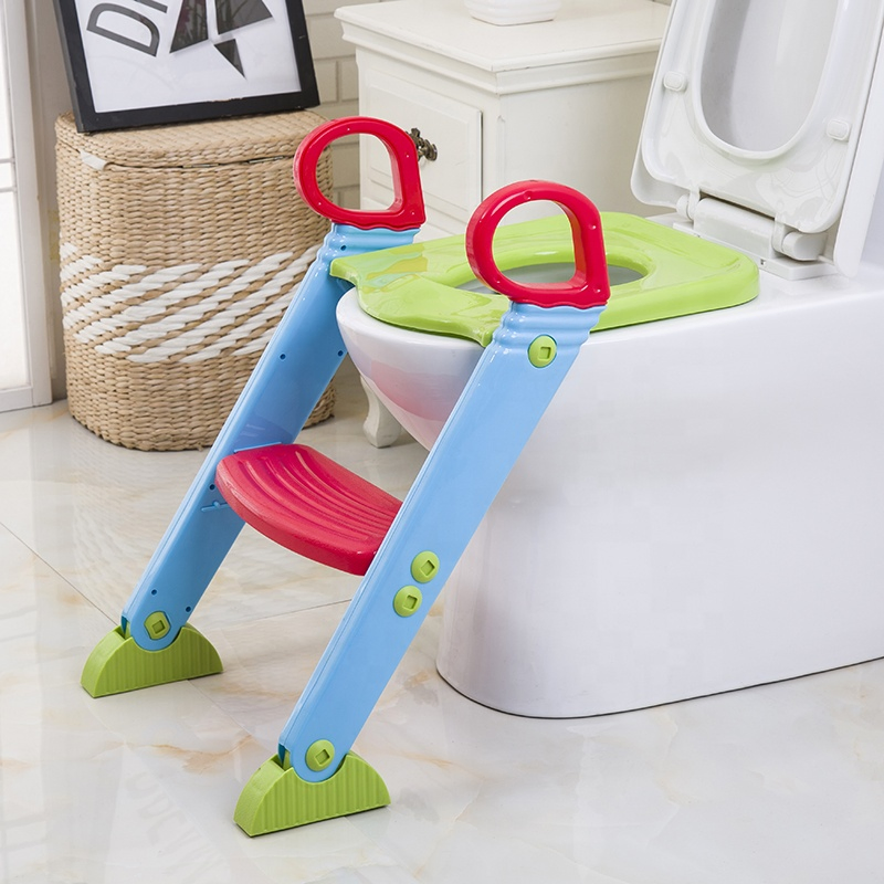 Children Baby Potty Training Chair Seat Kids Indoor Wc Trainer with Step Stool
