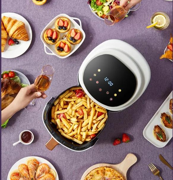 Smart 8L Non-Stick Air Fryer with Touch Screen Technology