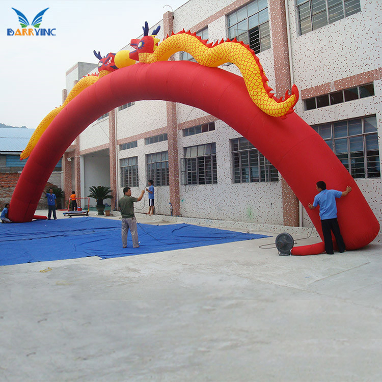 Outdoor Colorful Inflatable or Sealed Advertising Starting Racing Arch by Barry Factory