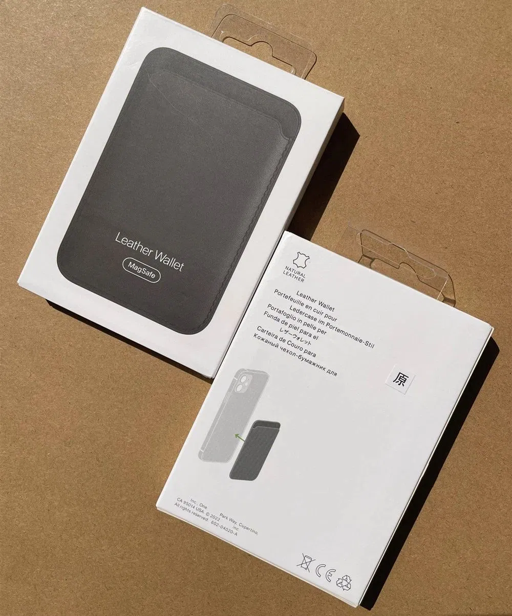 Кожаный чехол-кошелек Magsafe для iPhone 15