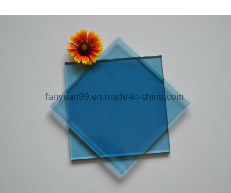 China Wholesale Tinted 5.5mm Blue Float Glass for Shopping Building Float