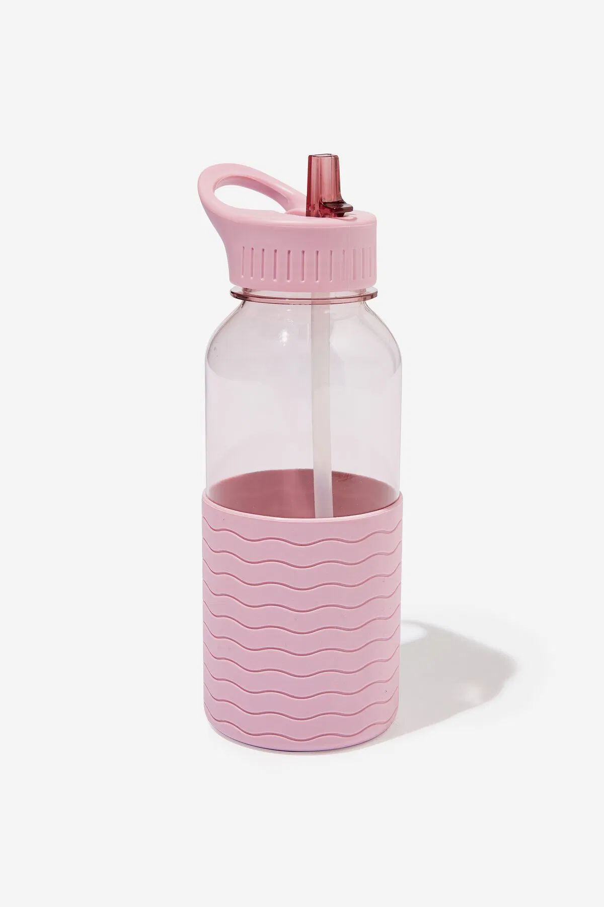 2025 Gradient 1000ml Transparent Sport Water Bottle with Lids and Straw