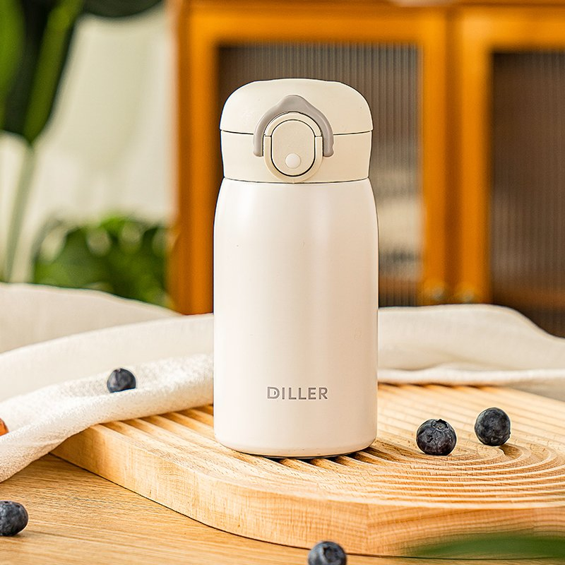 Screen Printing None Color Box Stainless Steel Cup Vacuum Flask with FDA