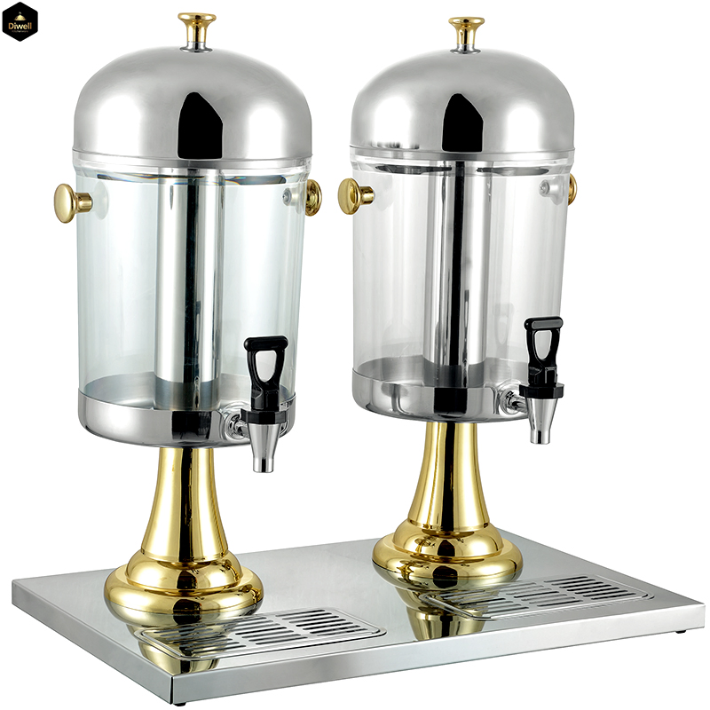 Diwell Wholesale Restaurant Hotel Commercial Cold Hot Water Tea Fruit Juice Supplies Single Head Juicer Beverage Dispenser