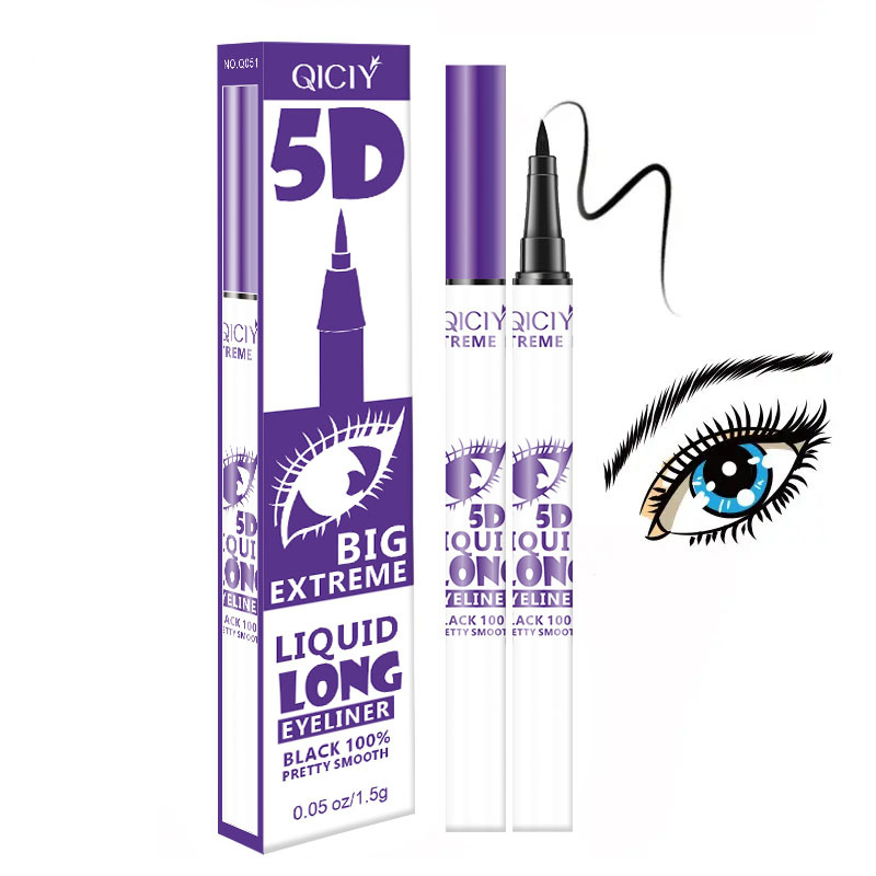 1.5g One-Stroke Molding Quick Drying Anti-Smudge Long-Lasting Eyeliner Pencil
