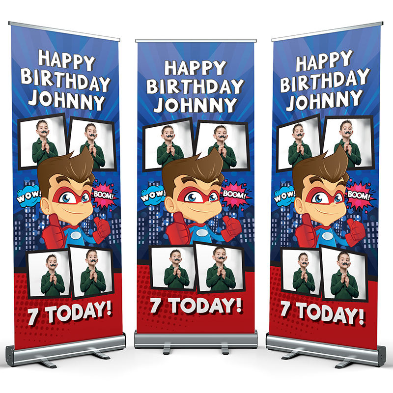 Custom Print Quality 120X200CM Roll Up Display Stand Banner