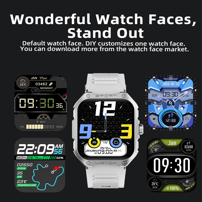Wholesale Sport Fitness IP68 Waterproof Bluetooth Call GPS Smartwatch for Phone Android