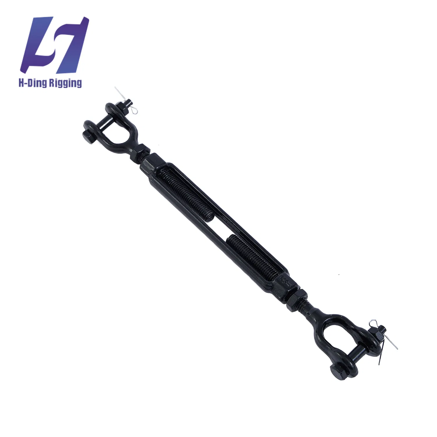 Us Style Jaw Jaw Turnbuckle Black Polymer Coated for Heavy Duty Applications