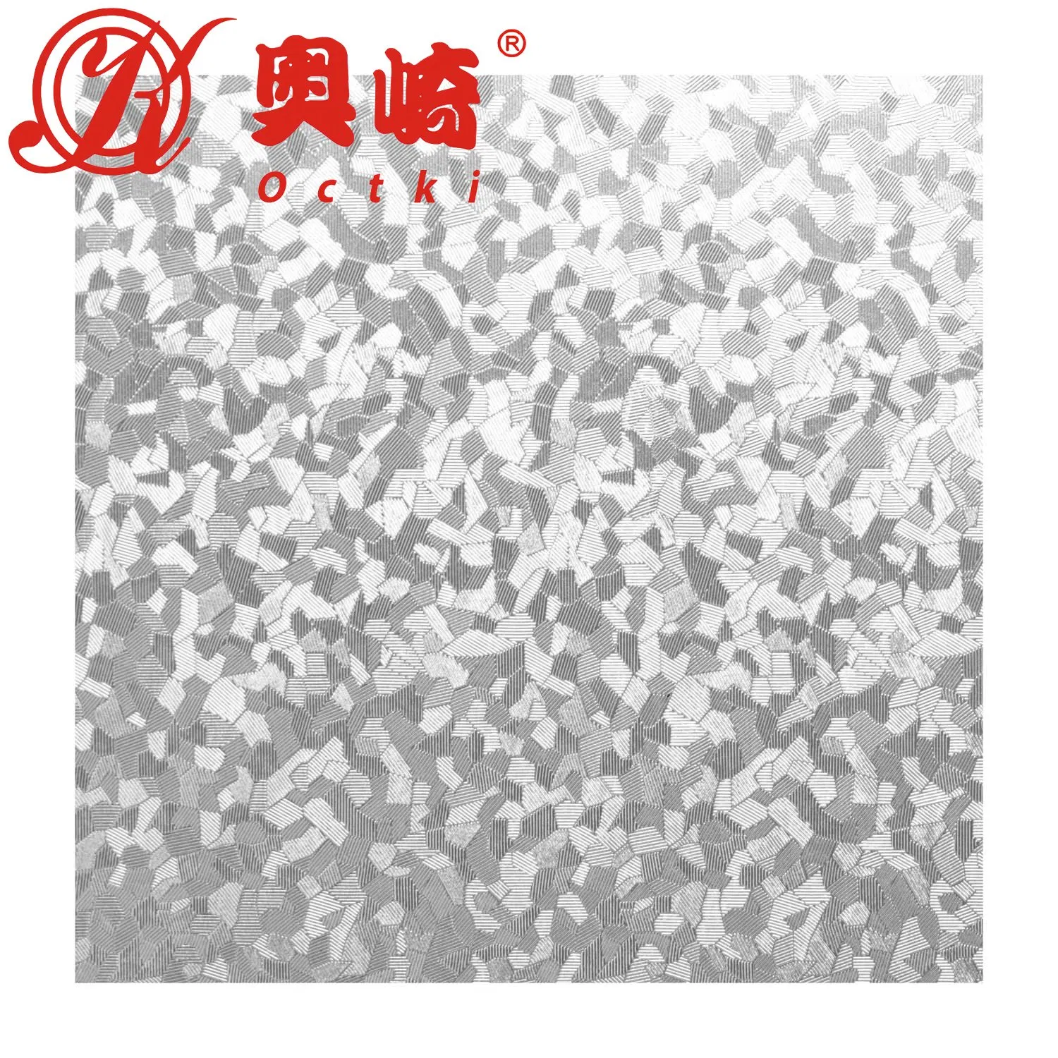 Octki Glass Embossed Moisture-Proof Decorative Bathroom Window Glass Film