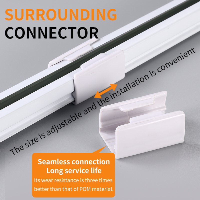 Durable Modern Style Home Window with Easy to Install Retractable Curtain Track