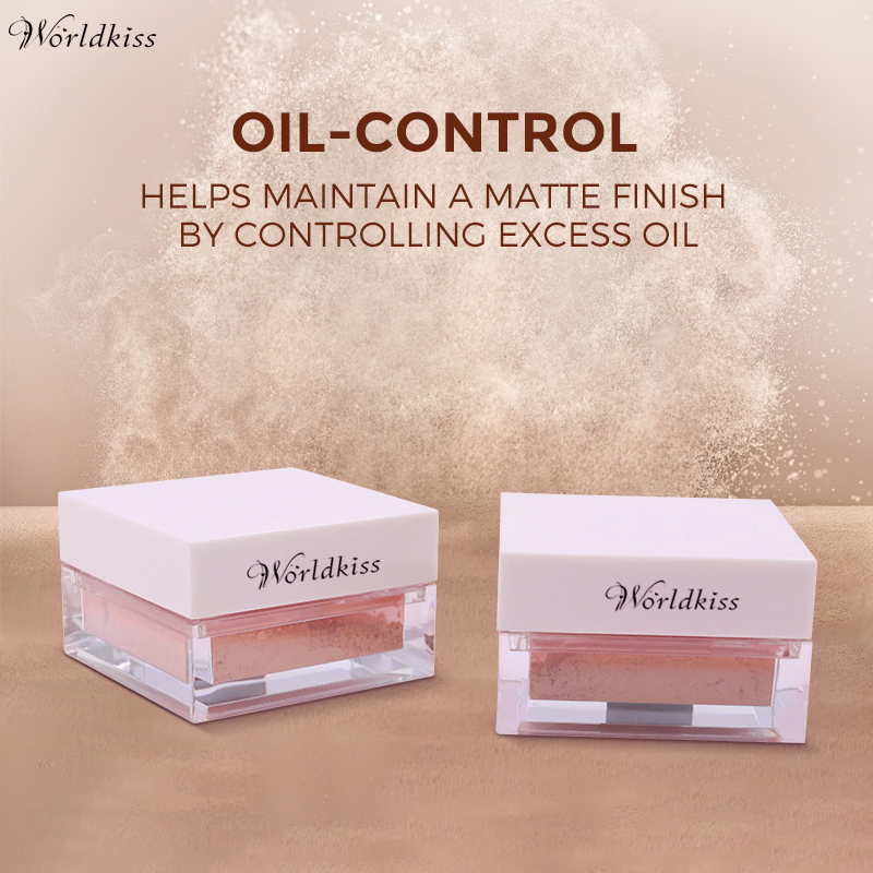 Oil Control Matte Translucent Setting Long Wear Smooth Finish Face Powder
