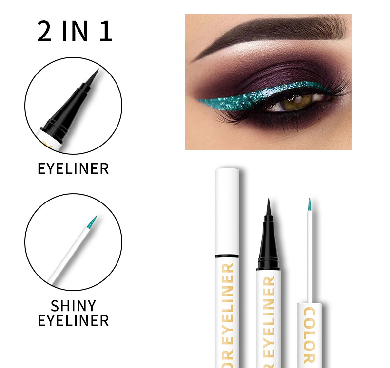 2023 New Use of Double -Headed Eyeliner Sweat and Sweat Anti -Sweat