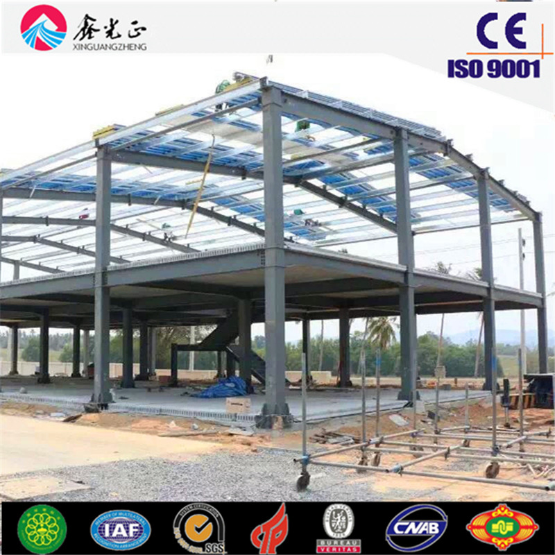 Durable Built-up Steel Frame Workshop for Efficient Operations