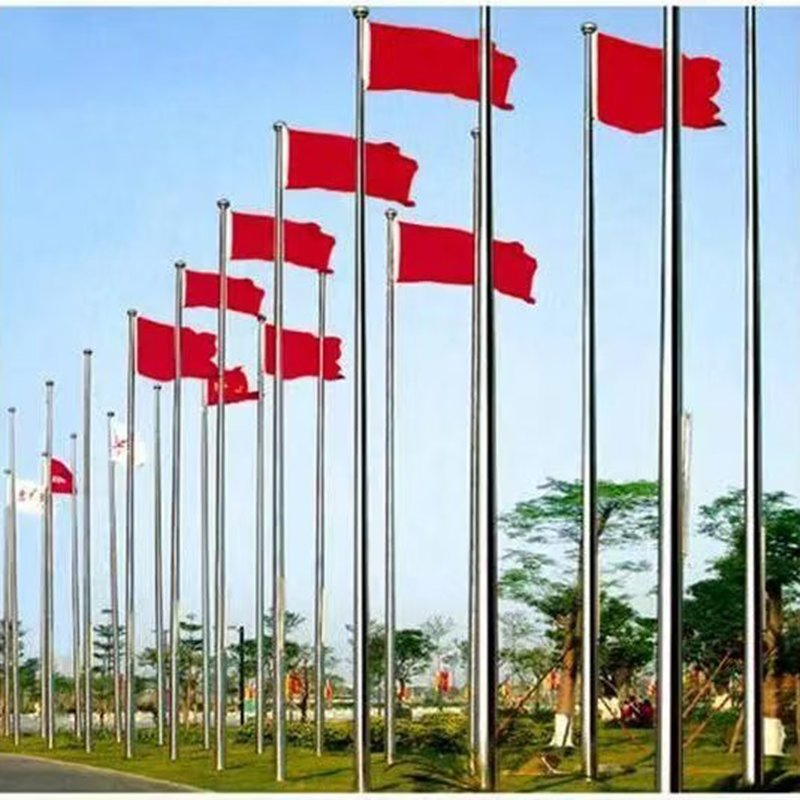 High Winds Commercial Flag Pole 30 FT Heavy Duty Flag Pole