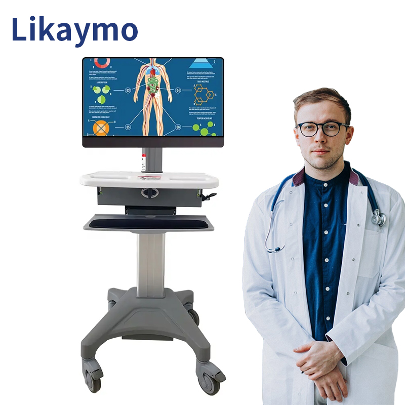 Factory Price Hospital Medical Record Car Rounds Trolley