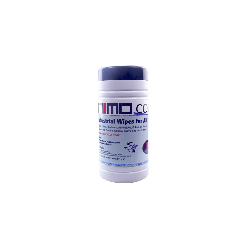 Custom Cleaning Hand Wet Wipes Barrel Heavy Duty Nonwoven Industrial Big Wipes in Bucket Heavy Duty