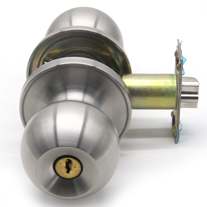 American UL Cerraduara De Embutir Para La Puerta Stainless Steel Cylindrical Tubular Handle Knob Door Lock