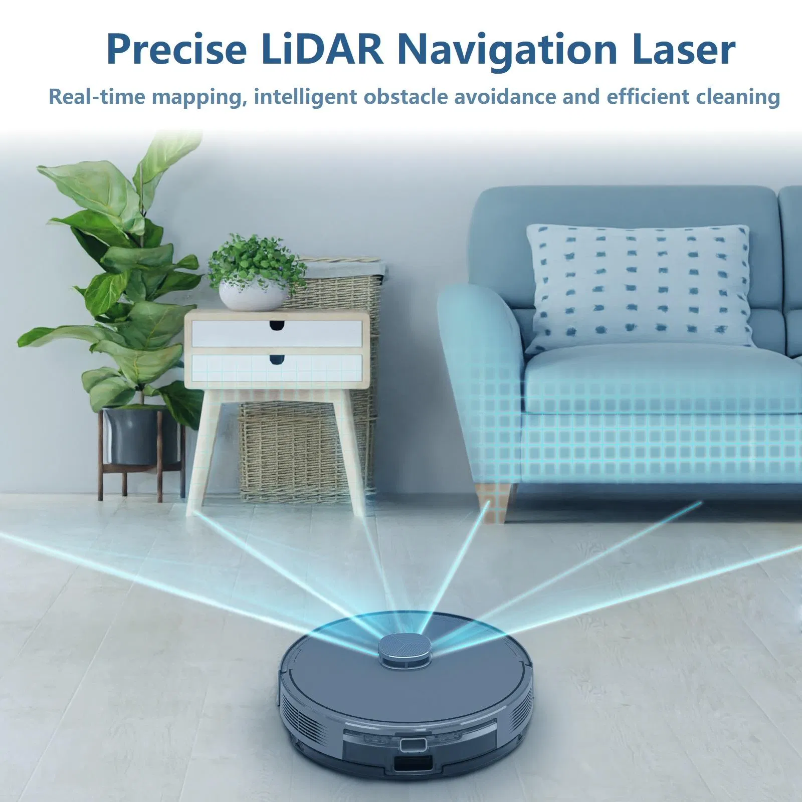 Professional Dry and Wet Automatic Recharge Water Mop Floor Robot Vacuum Cleaner No Go Zone Self Cleaning Carpet Sweeper