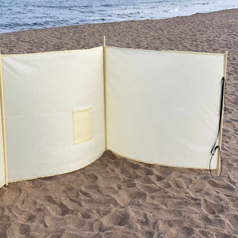 Foldable Beach Wind Shield for Waterproof Protection During Outdoor Activities
