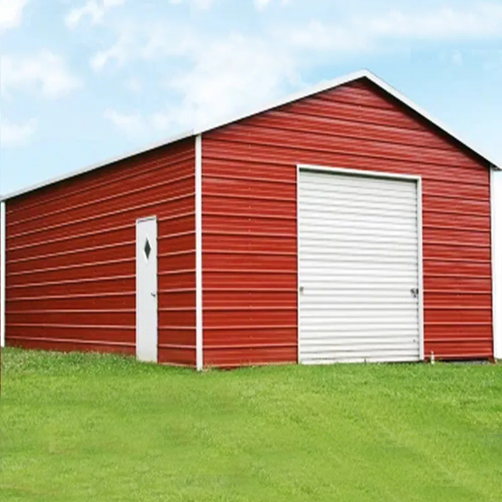 Custom Design Big Prefab Steel Structure Floding Car Garage