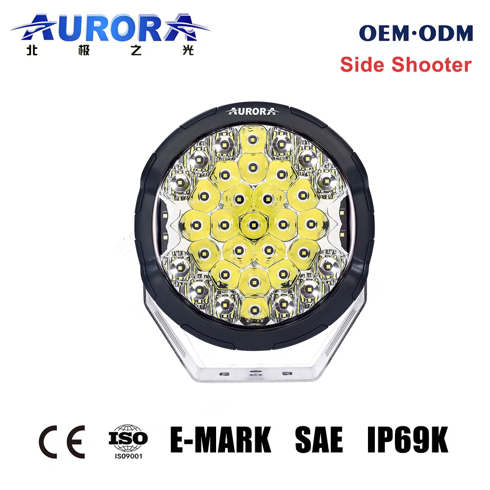 Круглые светодиодные фары Aurora 9 дюймов, 205W