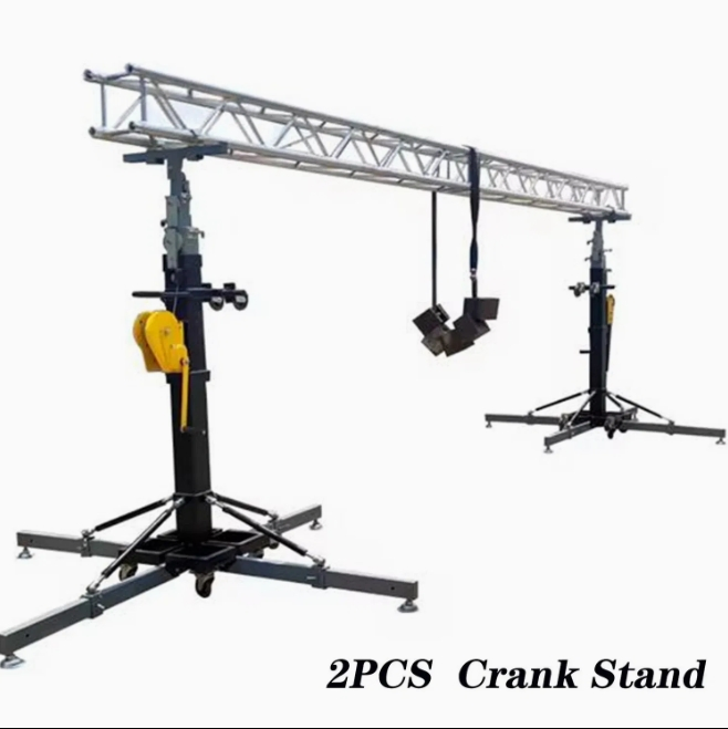 Aluminum Line Array Lifting Tower Crank Stand Stage Lighting Stands Heavy Duty High Lighting Stand Truss