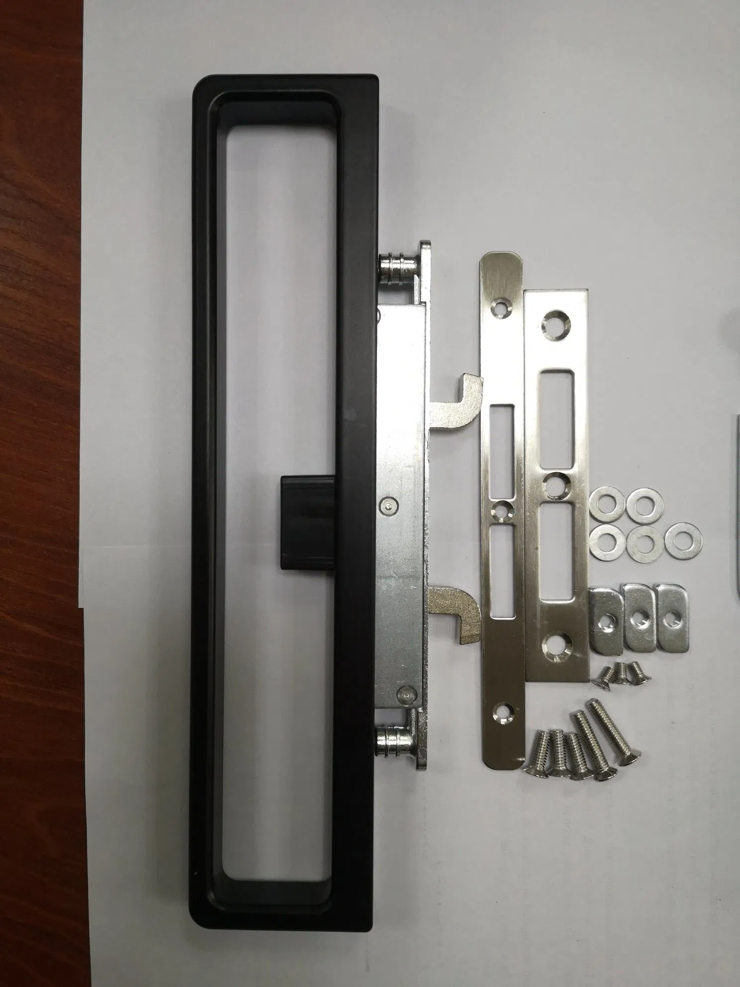 Slim Narrow Frame Aluminum Sliding Patio Glass Door Handle Lock