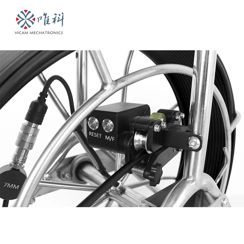 Камера для инспекции труб HD с экраном 13 дюймов и кабелем 60м