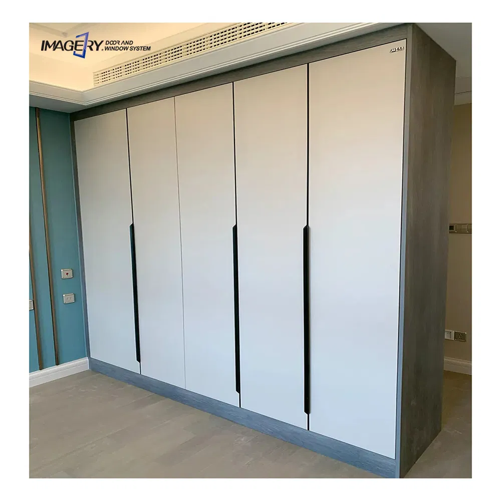 Durable Aluminum Storage Clothes Cabinet for Home and Office Organization