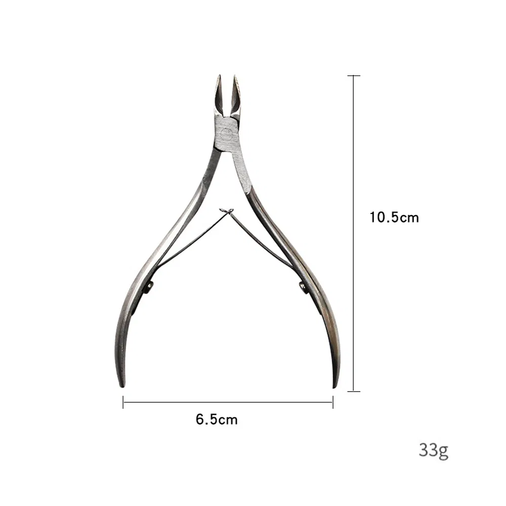 Stainless Steel Pedicure Manicure Care Scissors Tools Nail Art Nipper Professional Sharp Cuticle Cutter