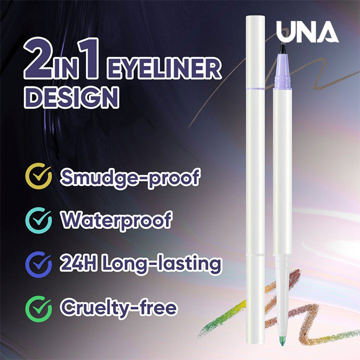 Multichrome Eye Makeup Glue High Pigmented Waterproof Long Lasting Chameleon Eyeliner Gel Pencil