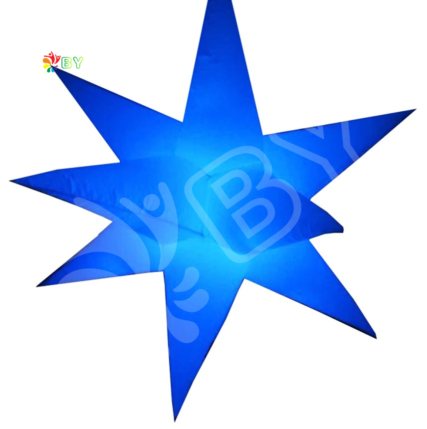 Lighting Inflatable Stars, Ground Balloon Inflatable Decorations