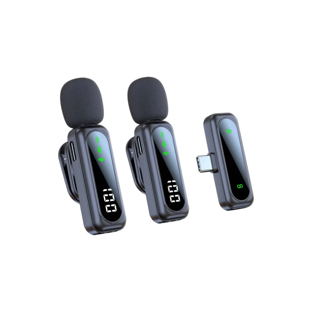 Магнитный беспроводной петличный микрофон Bluetooth