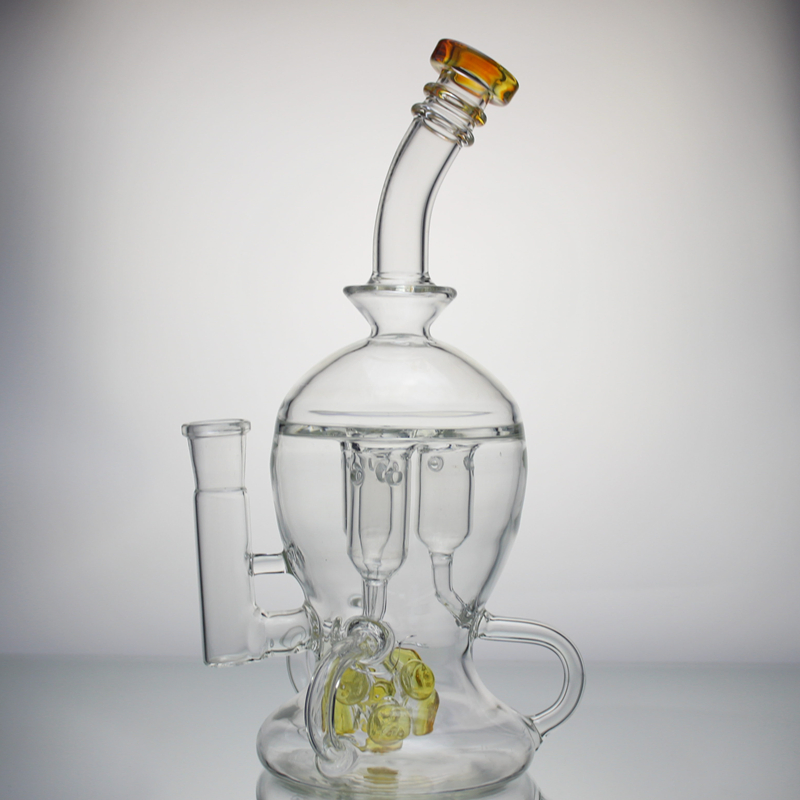 Manufacture Wholesale Creative Glass Pipes DAB Rigs Recycler