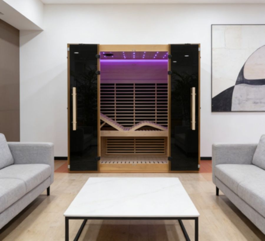Инфракрасная сауна на 4 человек, углеродное волокно
