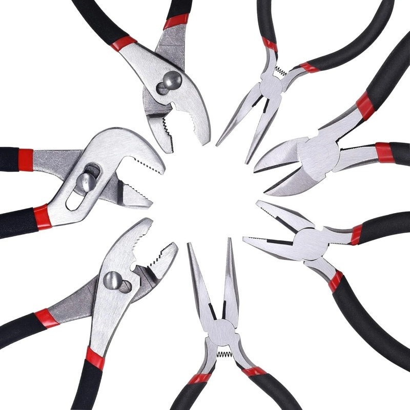 7-Piece Versatile Utility Pliers Set for All Your DIY Needs